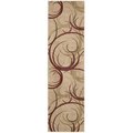 Nourison Nourison 467 Somerset Area Rug Collection Beige 2 ft 3 in. x 8 ft Runner 99446004673